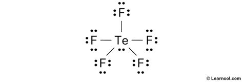Now in the above sketch of AsF6 molecule, put the two electrons (i. . Tef5 lewis structure